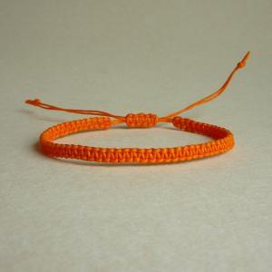 Simple Single Orange Braided Adjust..