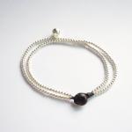 For Anklet - Silver Line - Double Strands Of..