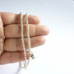 For Anklet - Silver Line - Double Strands Of..