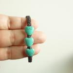 My Blue Heart - Heart Blue Howlite Turquoise With..