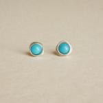 Blue Bella Stud Earrings - Gift Under 10 -..