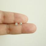 - Small Mystic Ball Ear Studs - 925 Sterling..