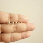 SALE - 2 mm Very Tiny Silver Ball S..
