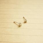 2 Mm Small Clear Cz Nose Stud/nose Earring - Nose..