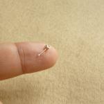 3 Mm Small Pink Cz Nose Stud/nose Earring - Nose..