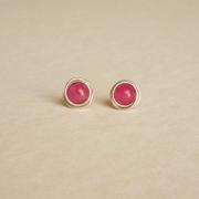 Serendipity Pink Stud Earrings - Gift under 15